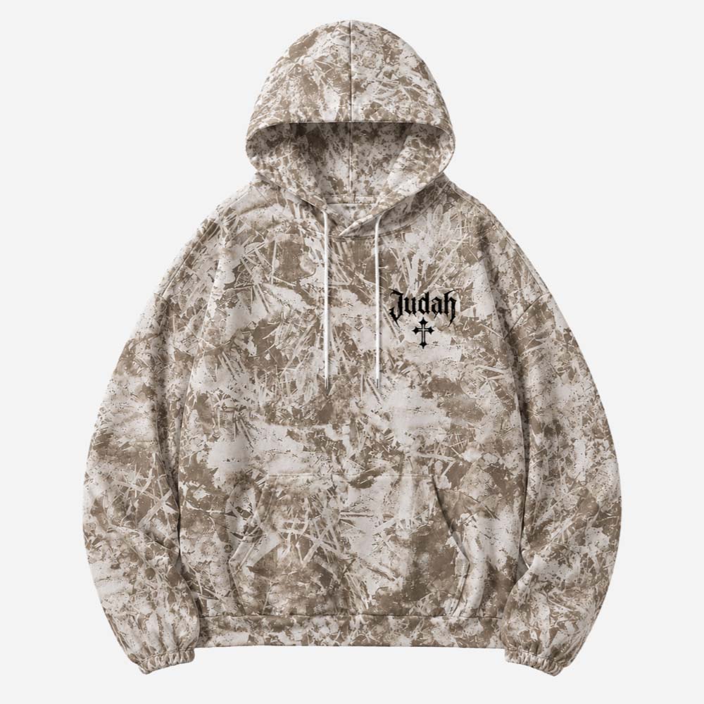 Chained Lion All Over Print Scuba Hoodie