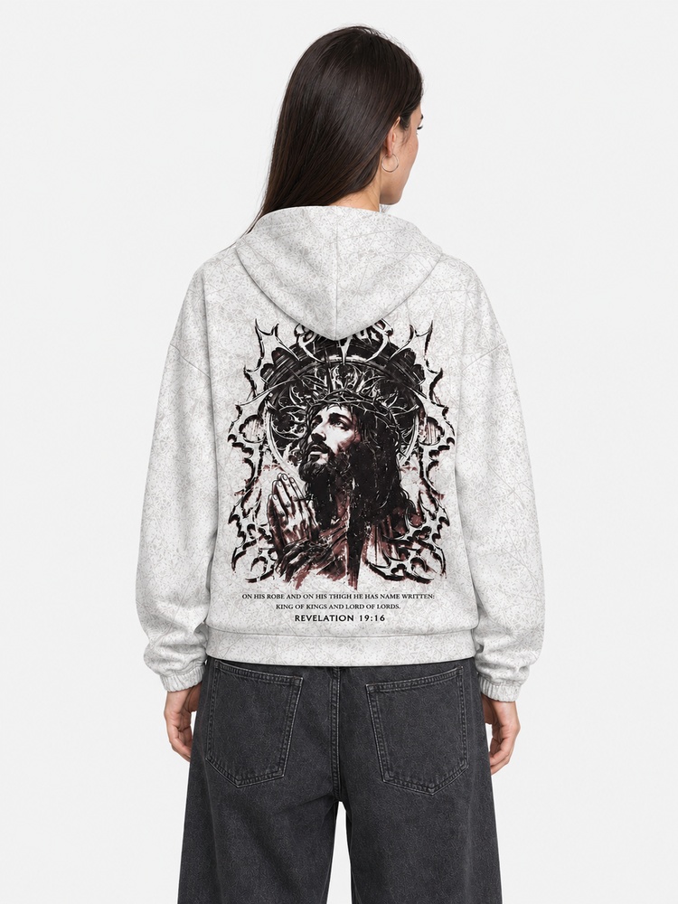 Crowned Warrior All Over Print Scuba Hoodie