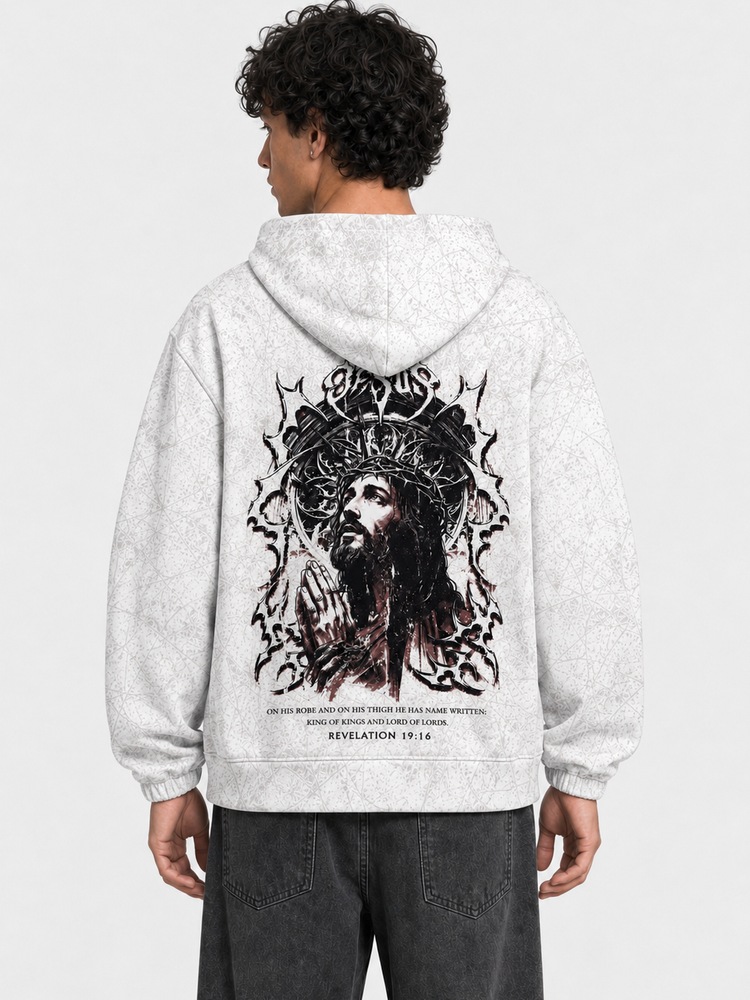 Crowned Warrior All Over Print Scuba Hoodie