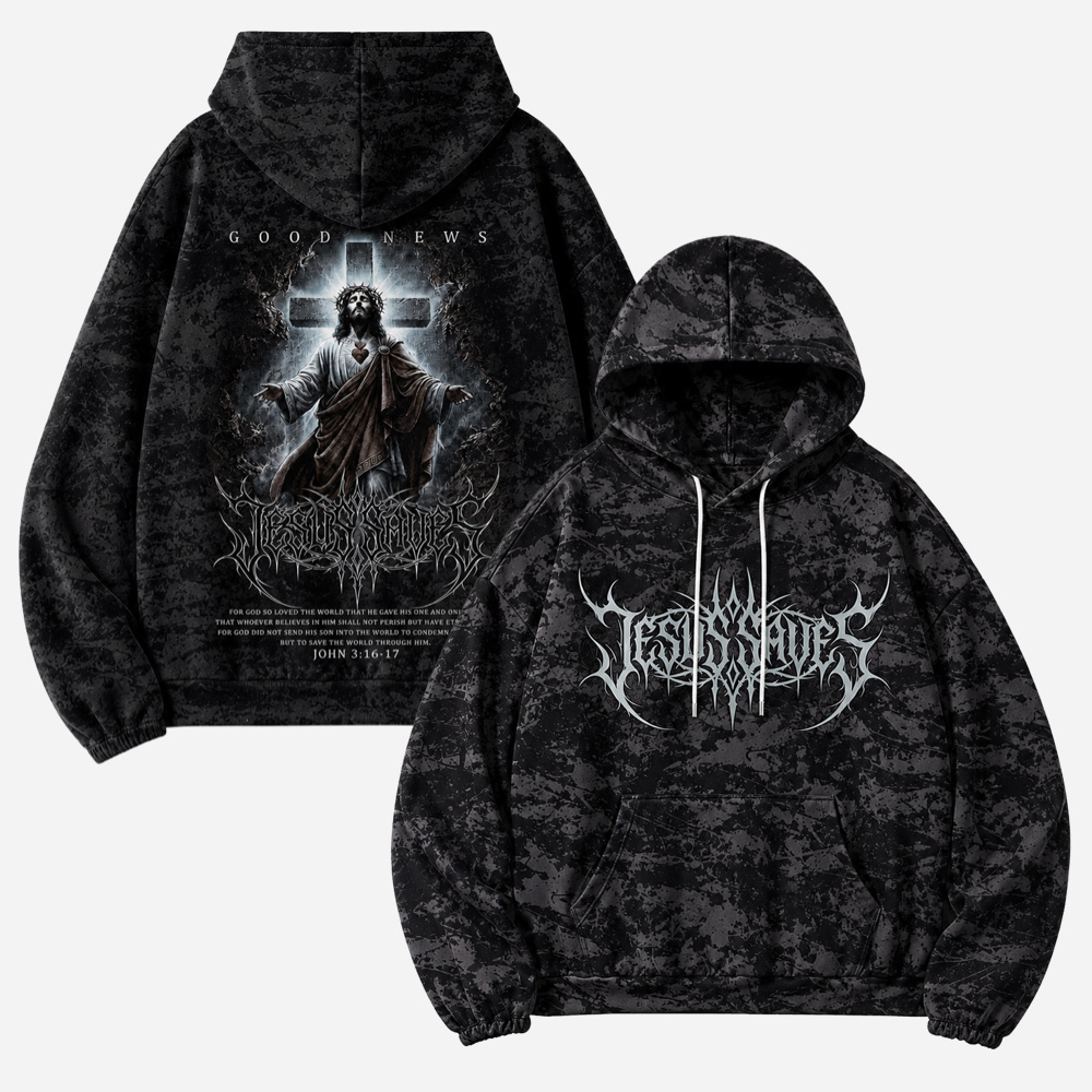 Good News All Over Print Scuba Hoodie