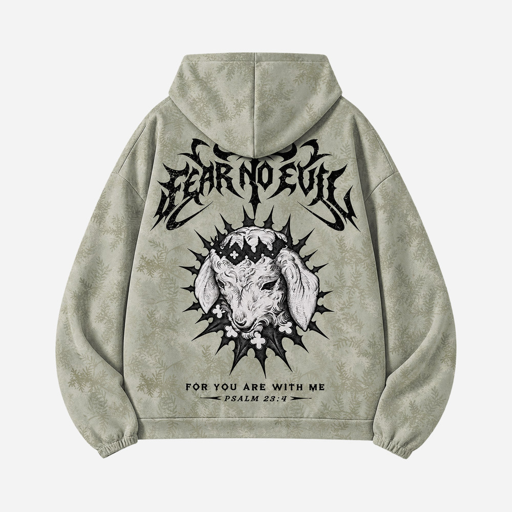 Thorned Ram All Over Print Scuba Hoodie