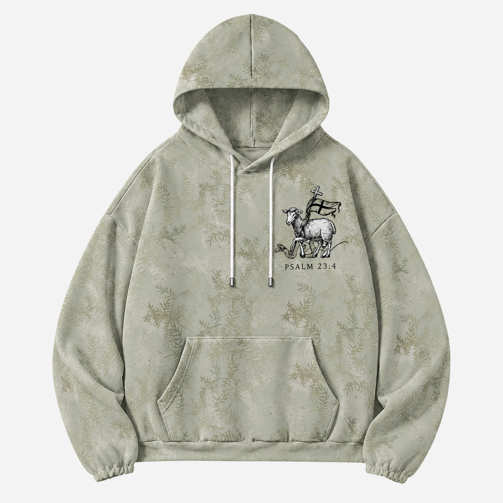 Thorned Ram All Over Print Scuba Hoodie