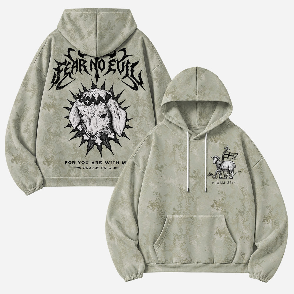 Thorned Ram All Over Print Scuba Hoodie