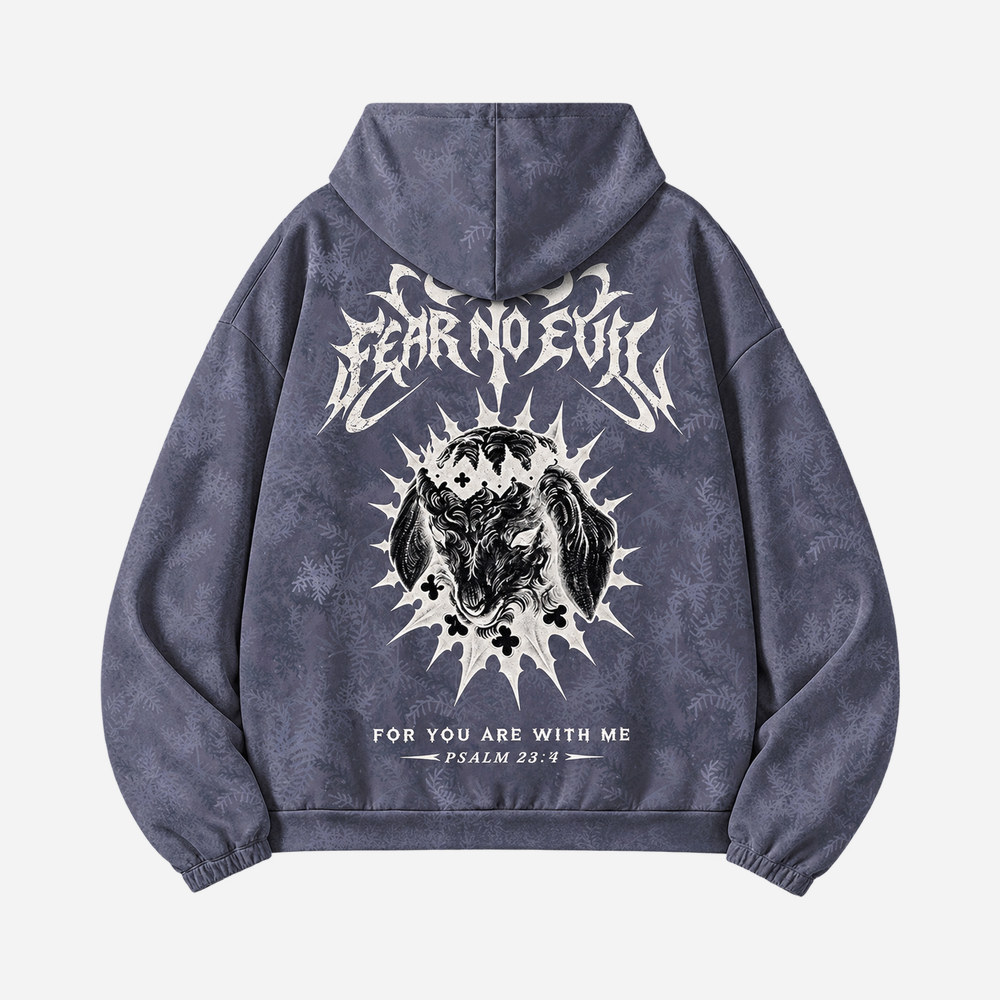 Thorned Ram All Over Print Scuba Hoodie