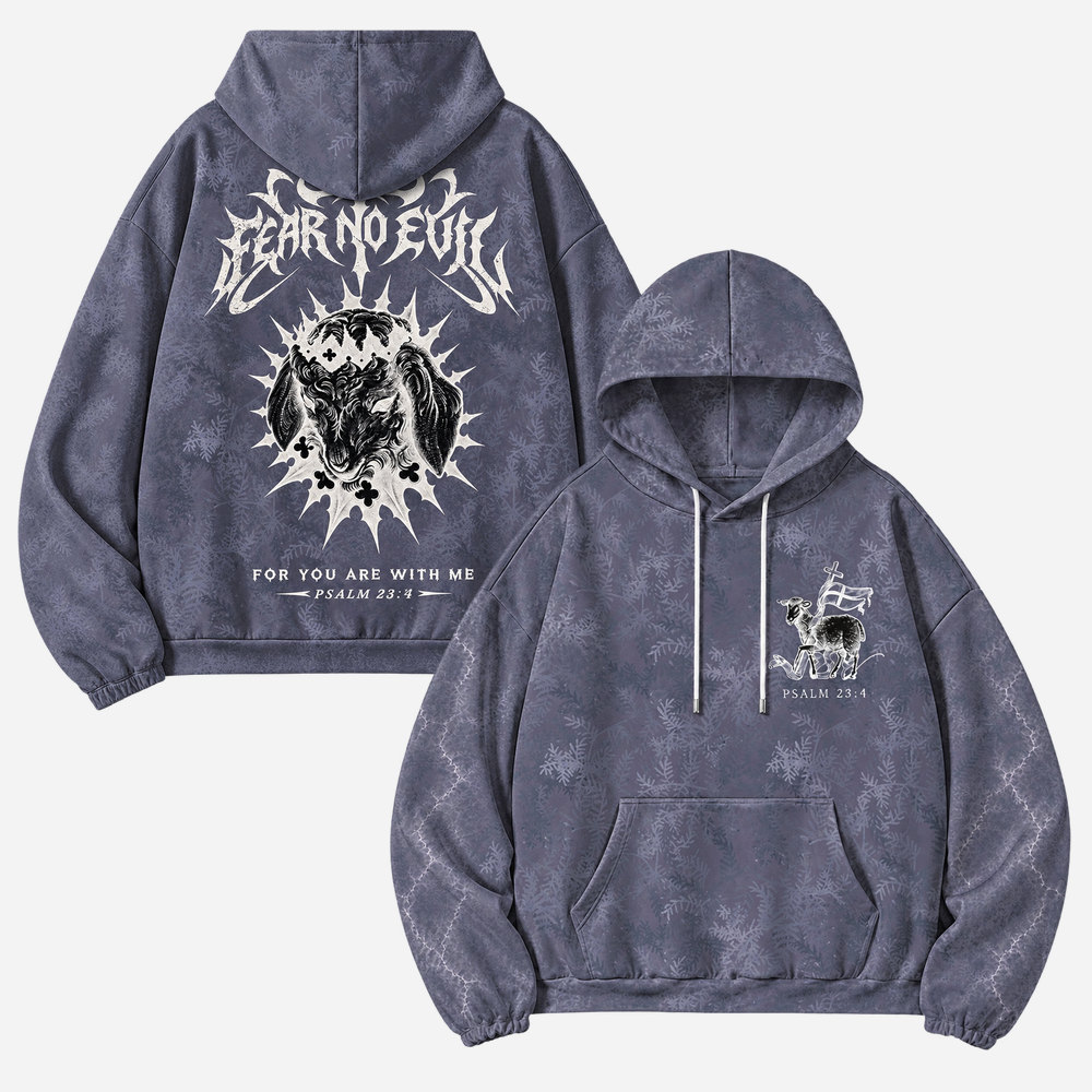 Thorned Ram All Over Print Scuba Hoodie