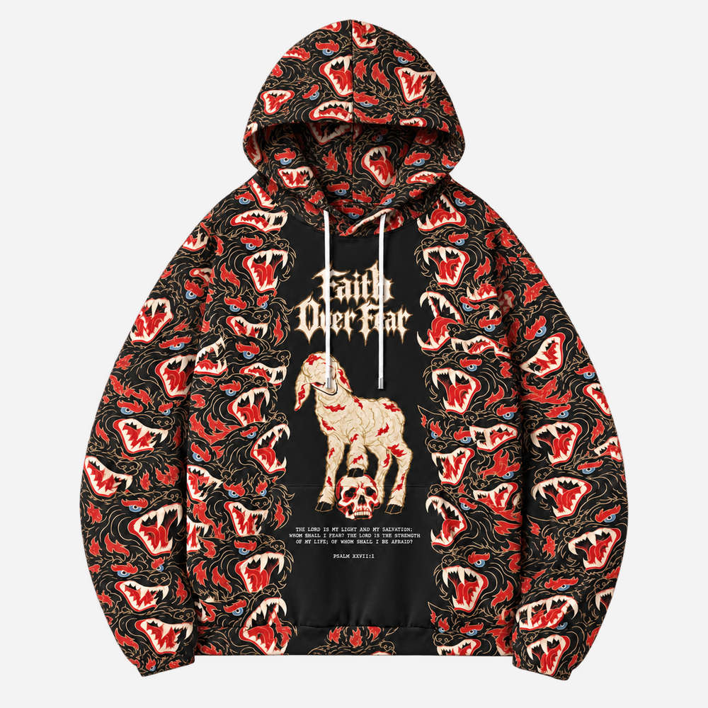 Feral Pack All Over Print Scuba Hoodie