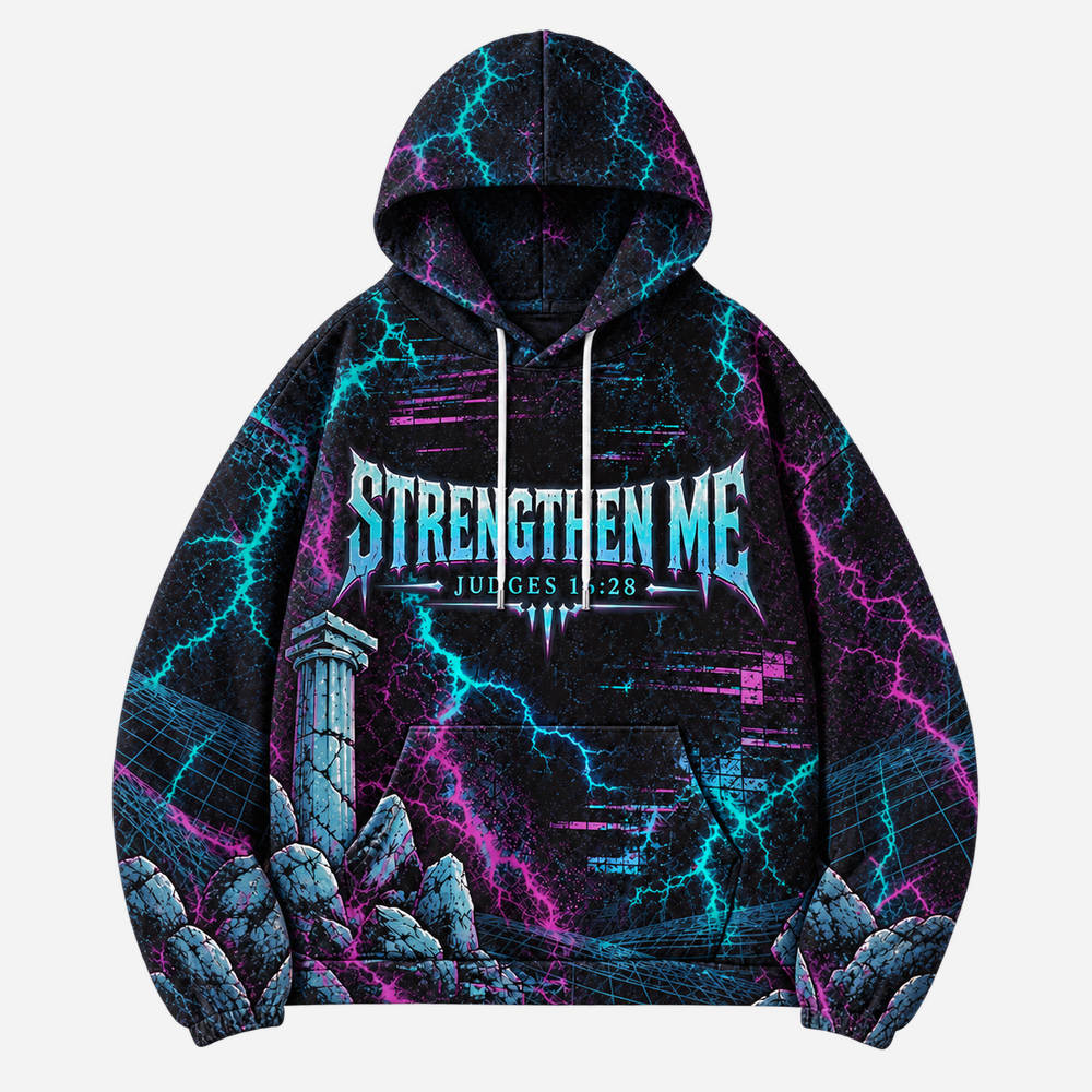 Neon Titan All Over Print Scuba Hoodie