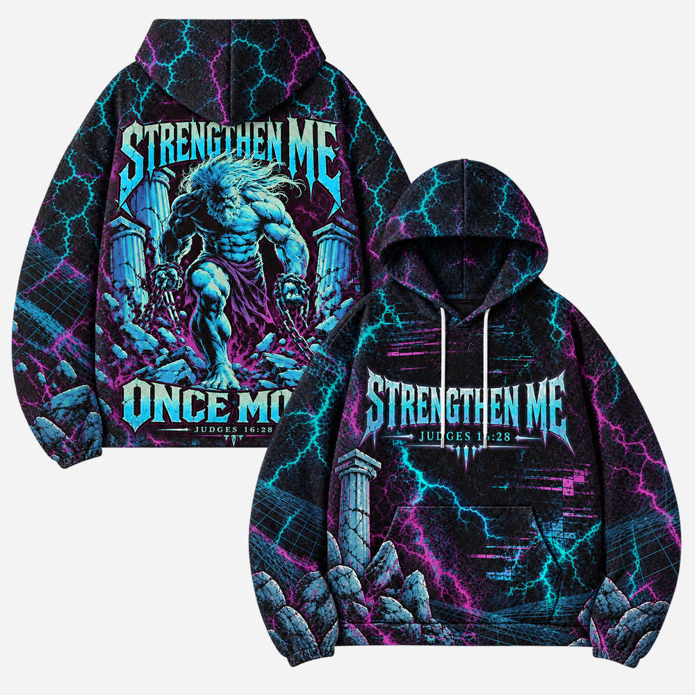 Neon Titan All Over Print Scuba Hoodie