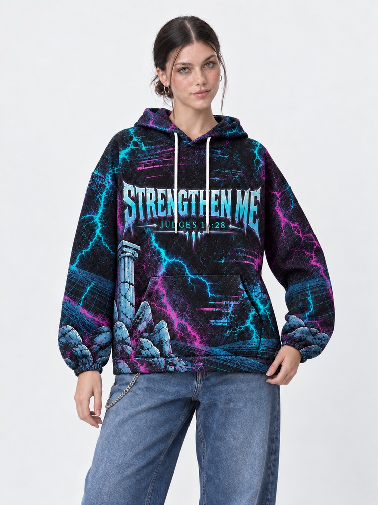 Neon Titan All Over Print Scuba Hoodie