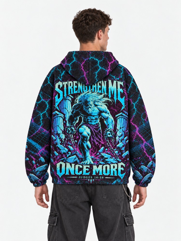 Neon Titan All Over Print Scuba Hoodie