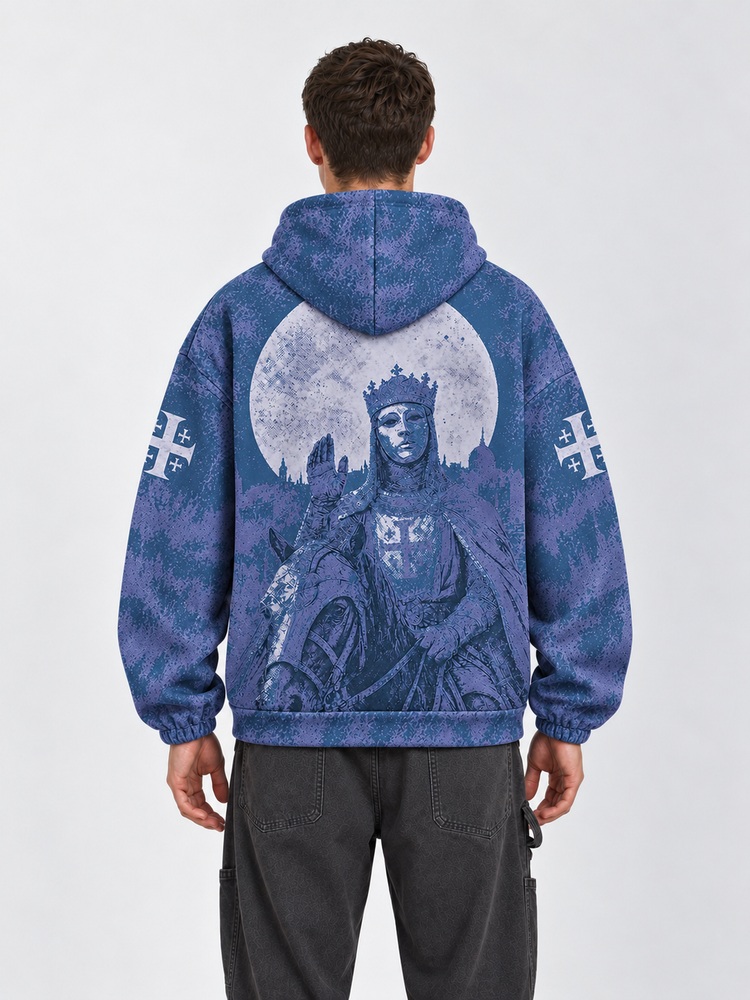 Scarlet Monarch All Over Print Scuba Hoodie