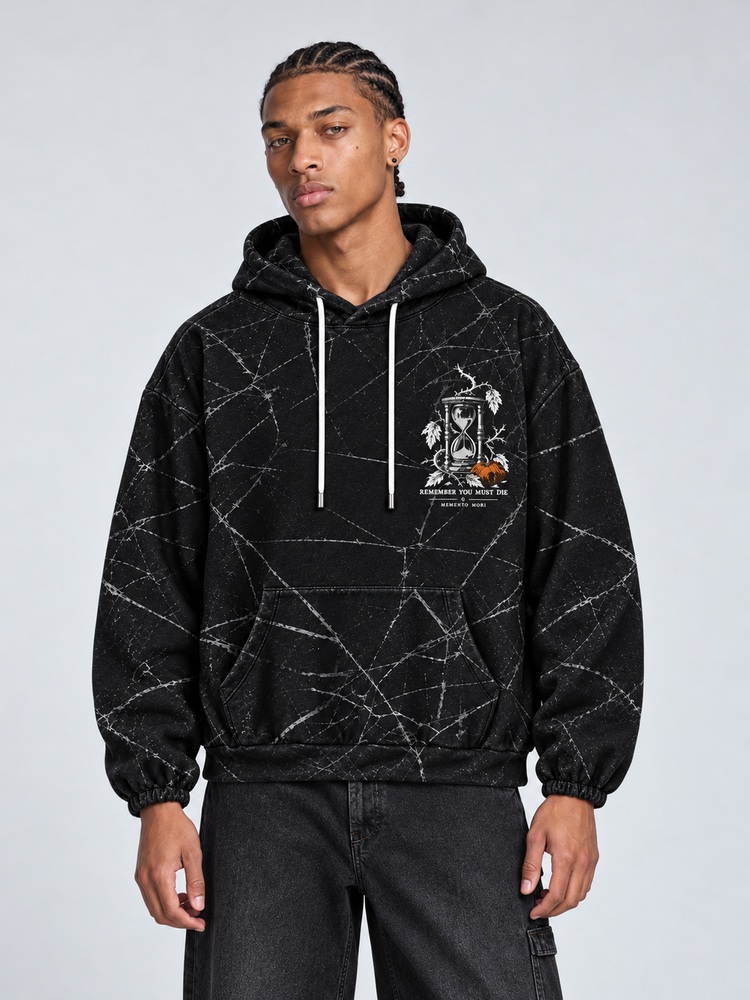 Mortal Hourglass All Over Print Scuba Hoodie