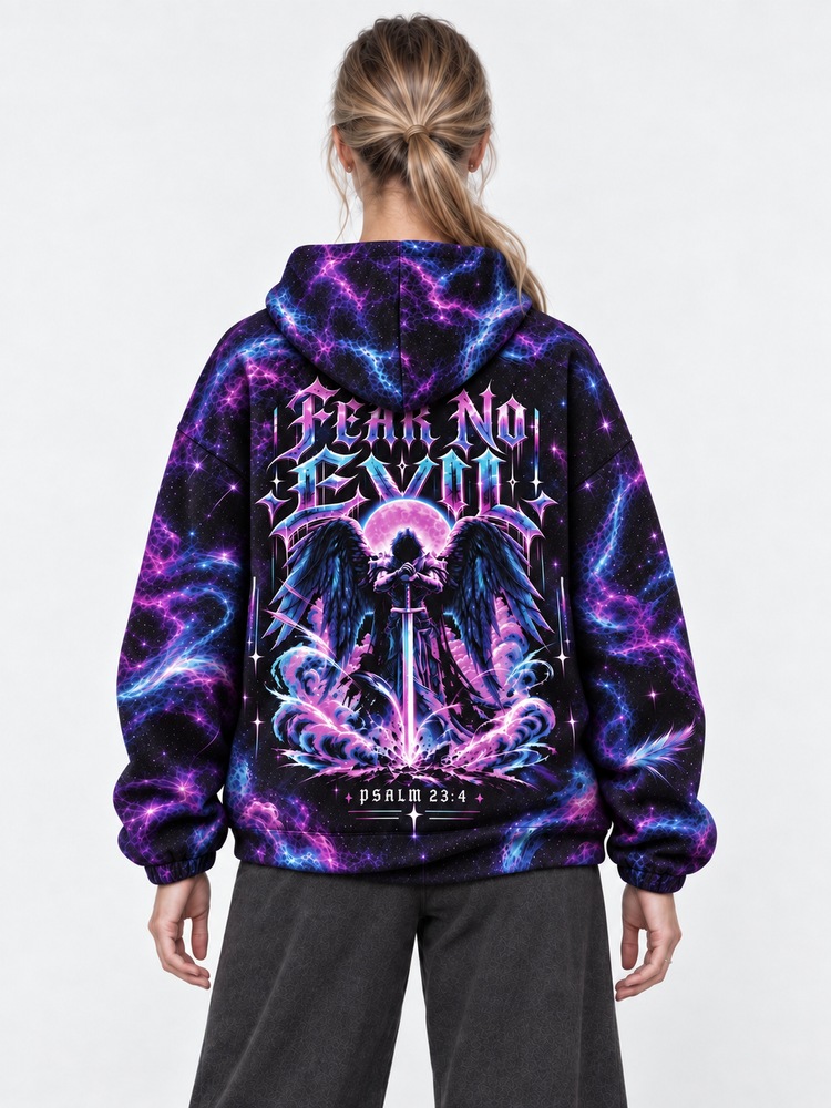 Cosmic Sentinel All Over Print Scuba Hoodie