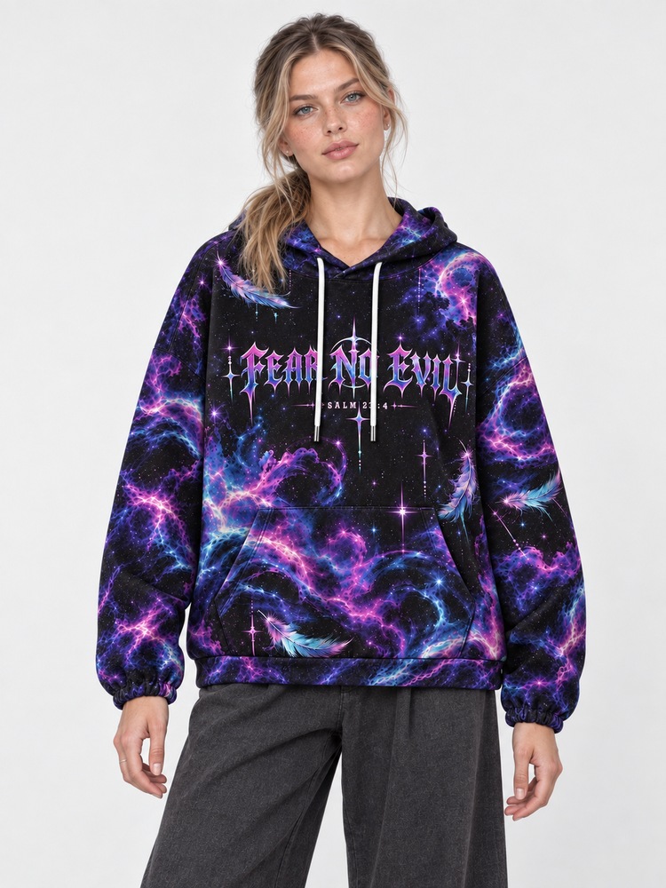 Cosmic Sentinel All Over Print Scuba Hoodie