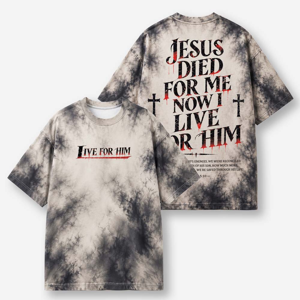Live With Purpose Eco Oversized Graphic Tees · GRS Certified