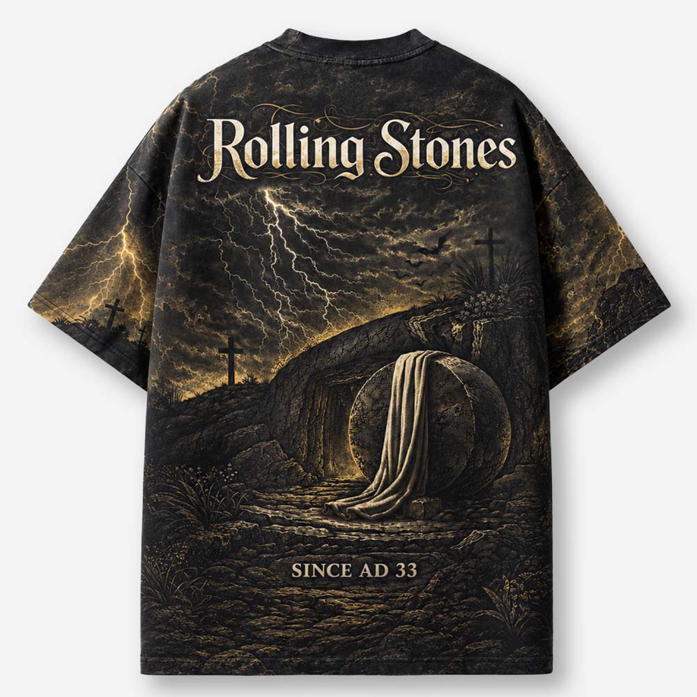 Storm Stone Eco Oversized Graphic Tees · GRS Certified