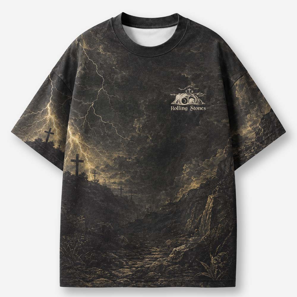 Storm Stone Eco Oversized Graphic Tees · GRS Certified