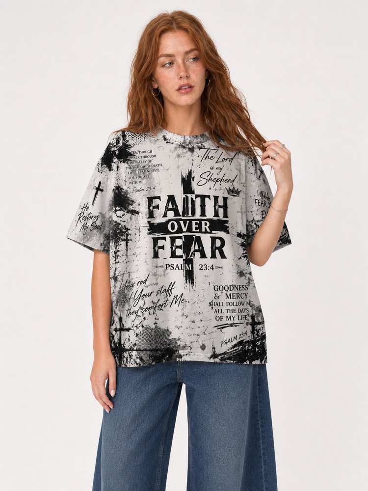 Dove Eco Oversized Graphic Tees · GRS Certified