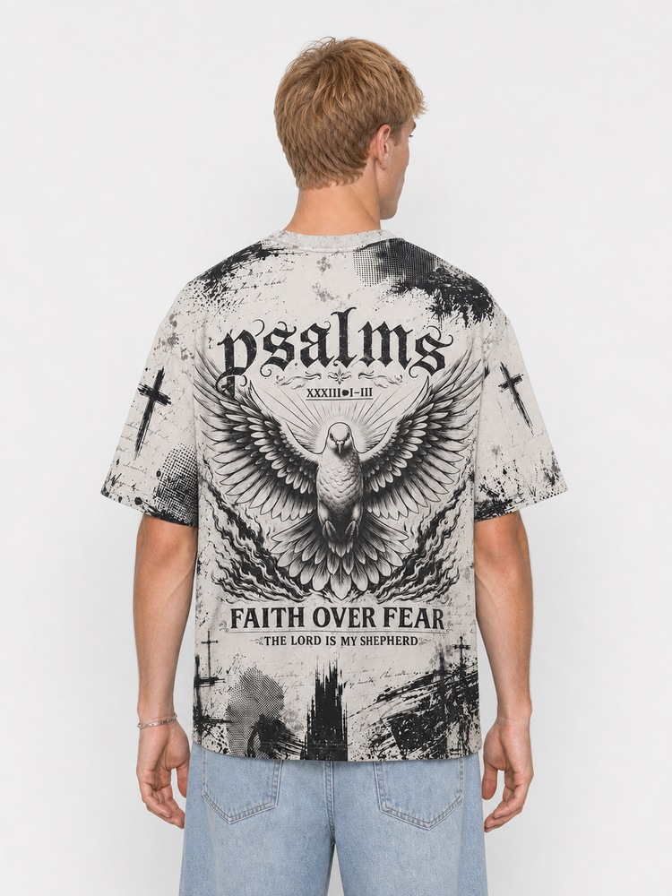 Dove Eco Oversized Graphic Tees · GRS Certified