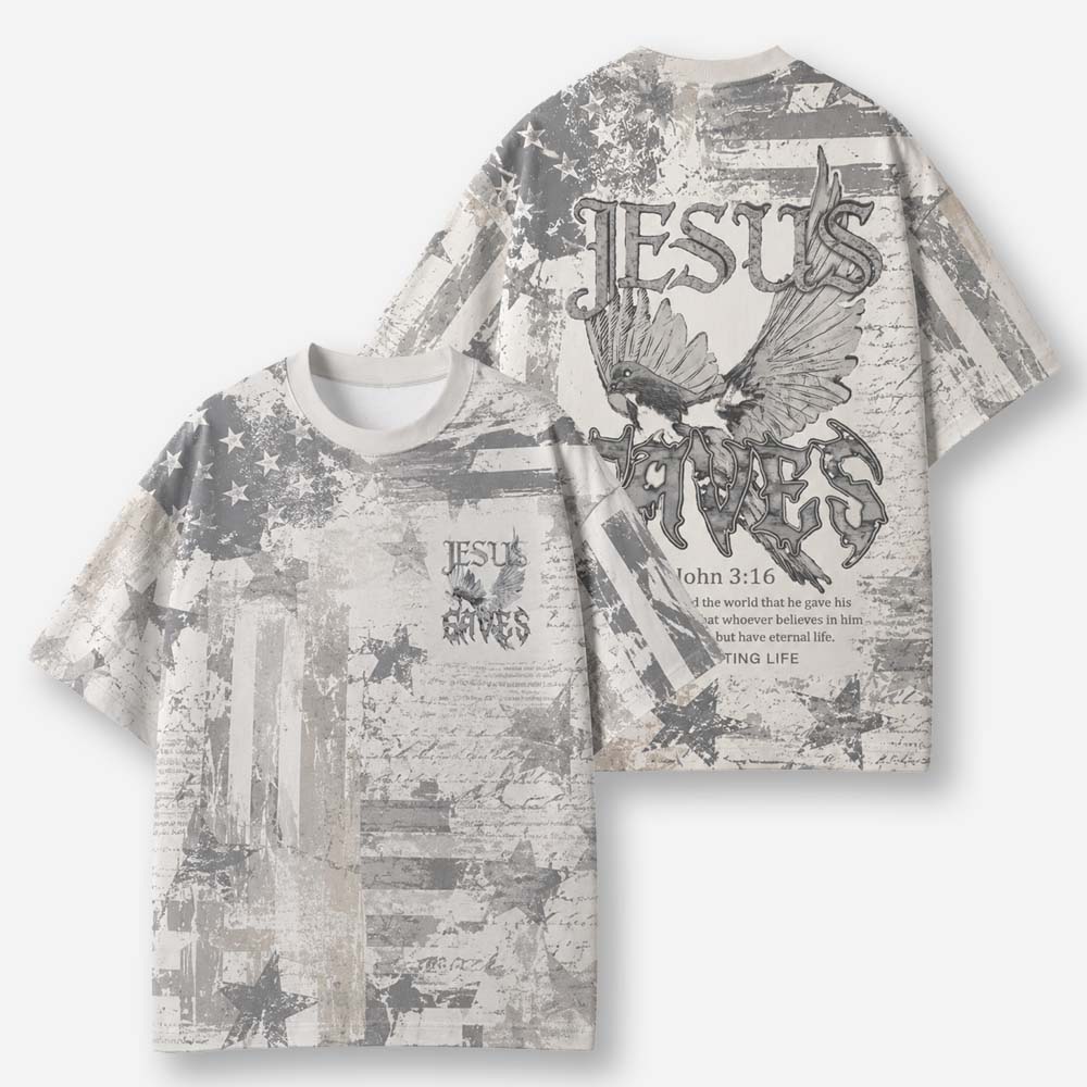 Dove Eco Oversized Graphic Tees · GRS Certified
