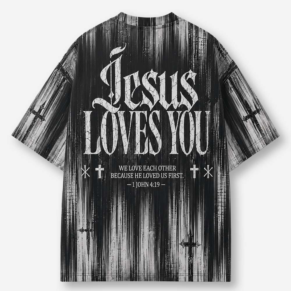 Love Message Eco Oversized Graphic Tees · GRS Certified