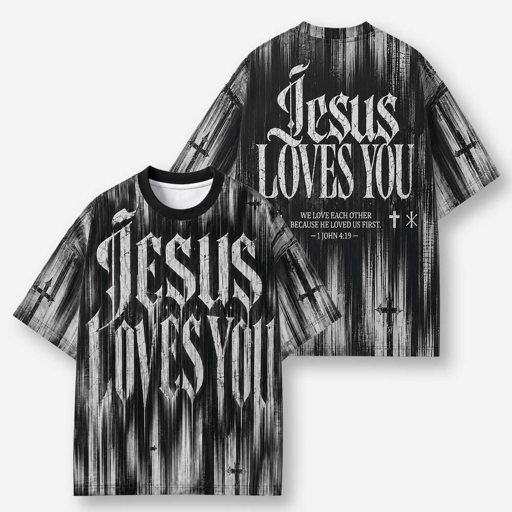 Love Message Eco Oversized Graphic Tees · GRS Certified
