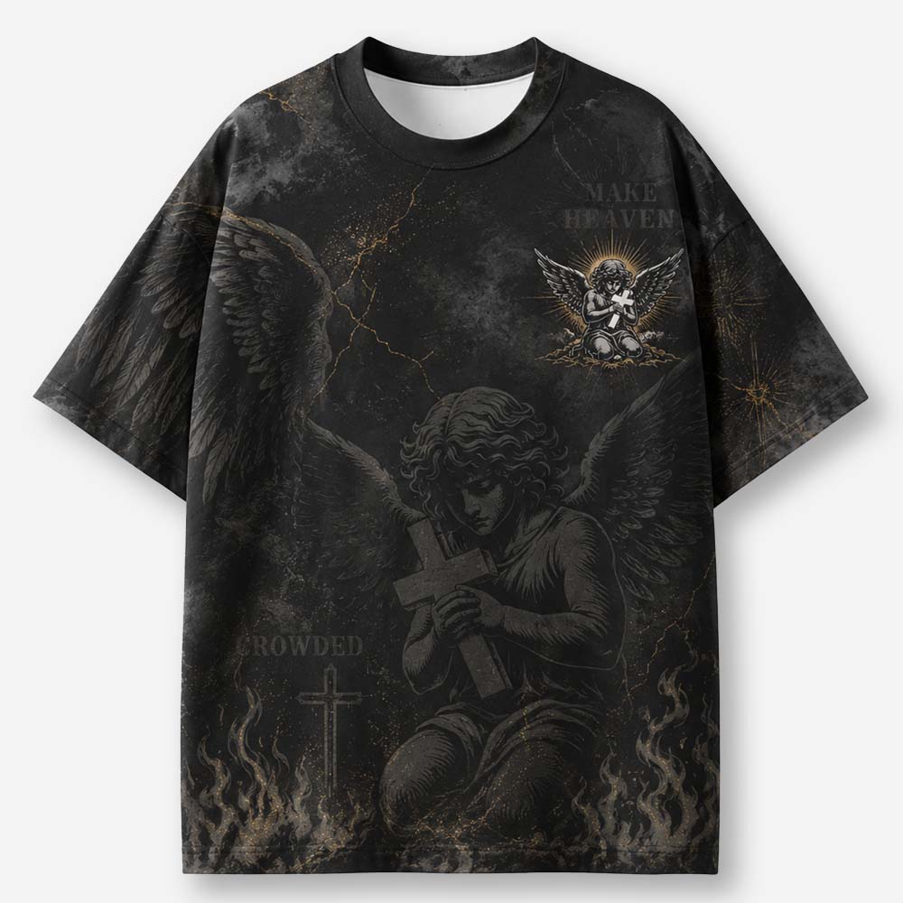 Angel Eco Oversized Graphic Tees · GRS Certified