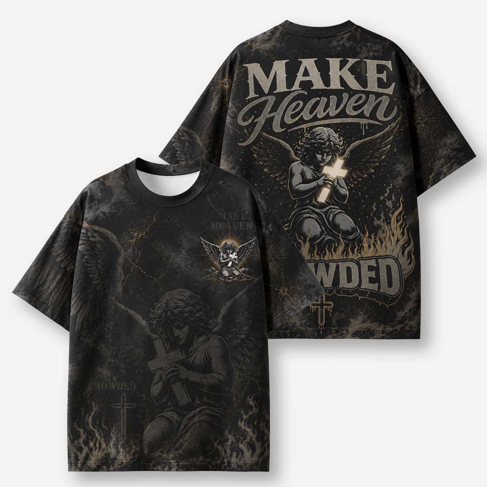 Angel Eco Oversized Graphic Tees · GRS Certified