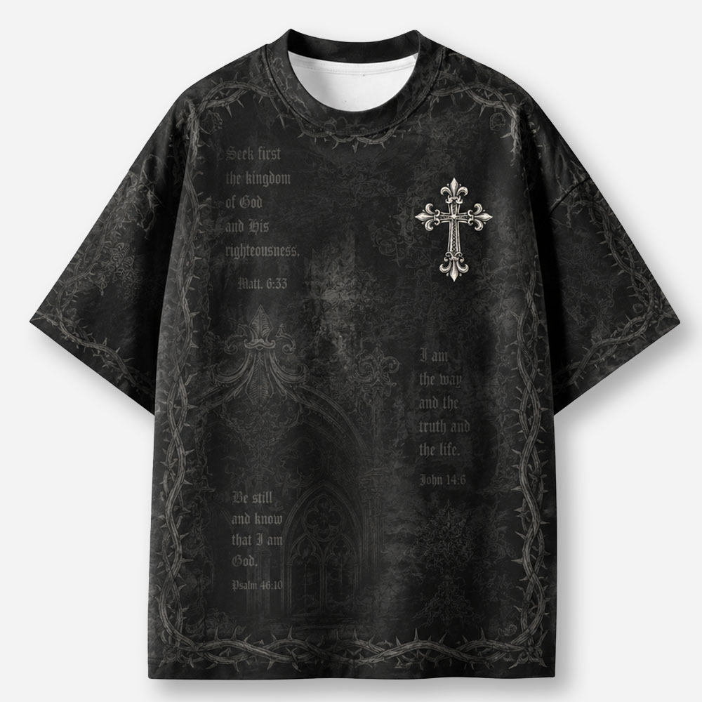 Kingdom Emblem Eco Oversized Graphic Tees · GRS Certified
