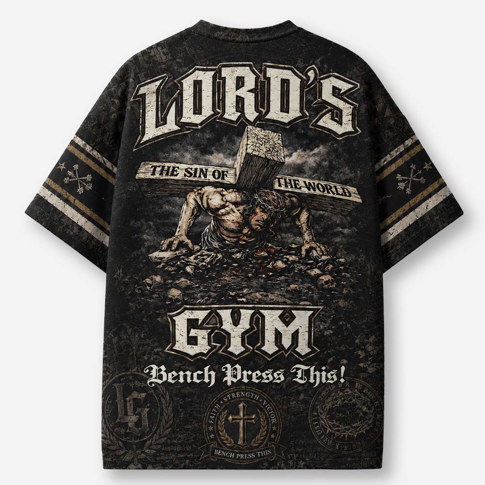 Bench Press Eco Oversized Graphic Tees · GRS Certified