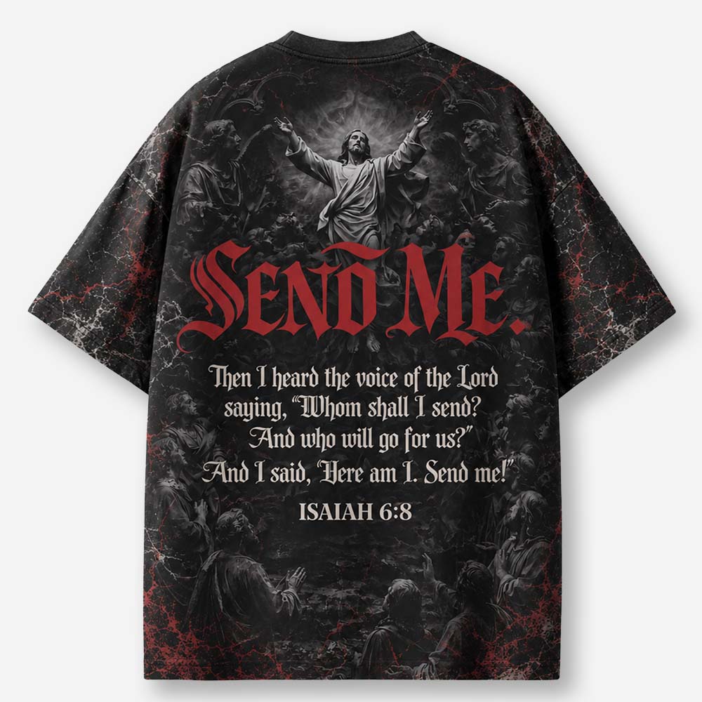 Send Me Eco Oversized Graphic Tees · GRS Certified