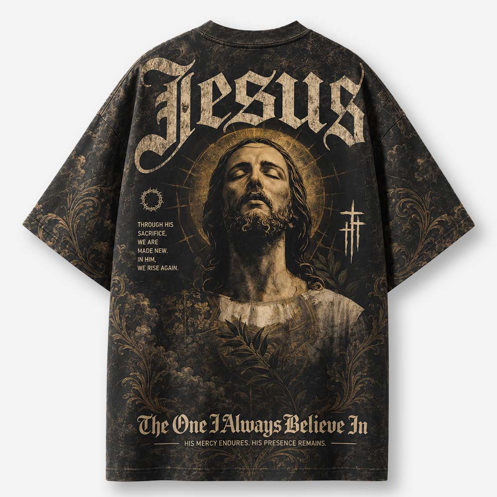 Always Believe Eco Oversized Graphic Tees · GRS Certified