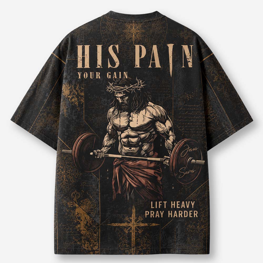 Heavy Gain Eco Oversized Graphic Tees · GRS Certified