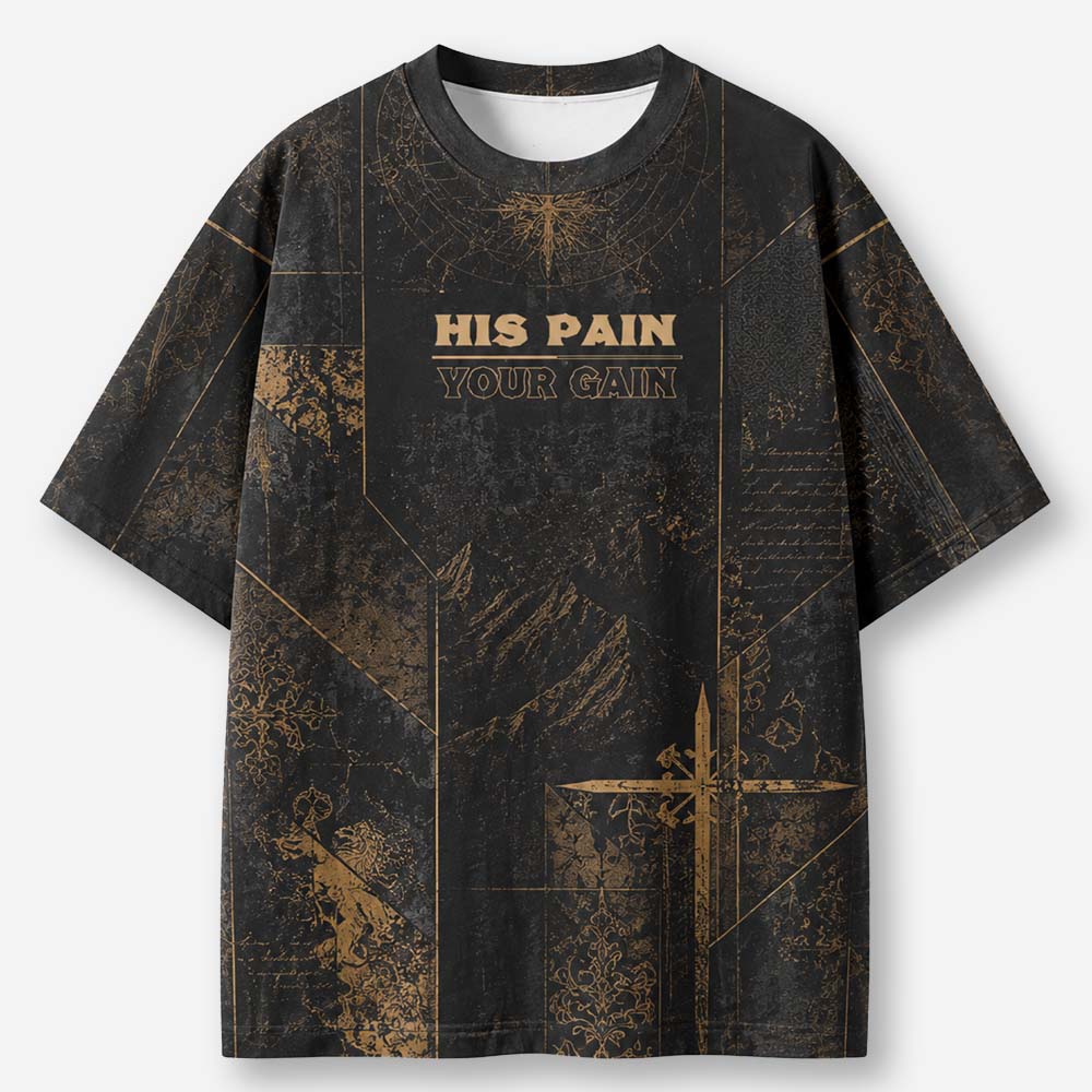 Heavy Gain Eco Oversized Graphic Tees · GRS Certified