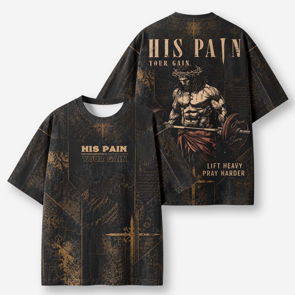 Heavy Gain Eco Oversized Graphic Tees · GRS Certified