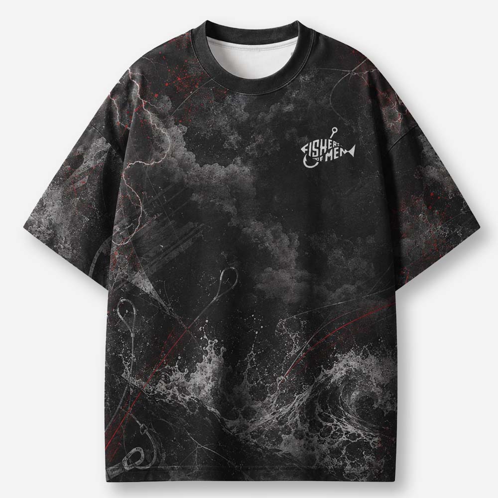 Fisherman Eco Oversized Graphic Tees · GRS Certified