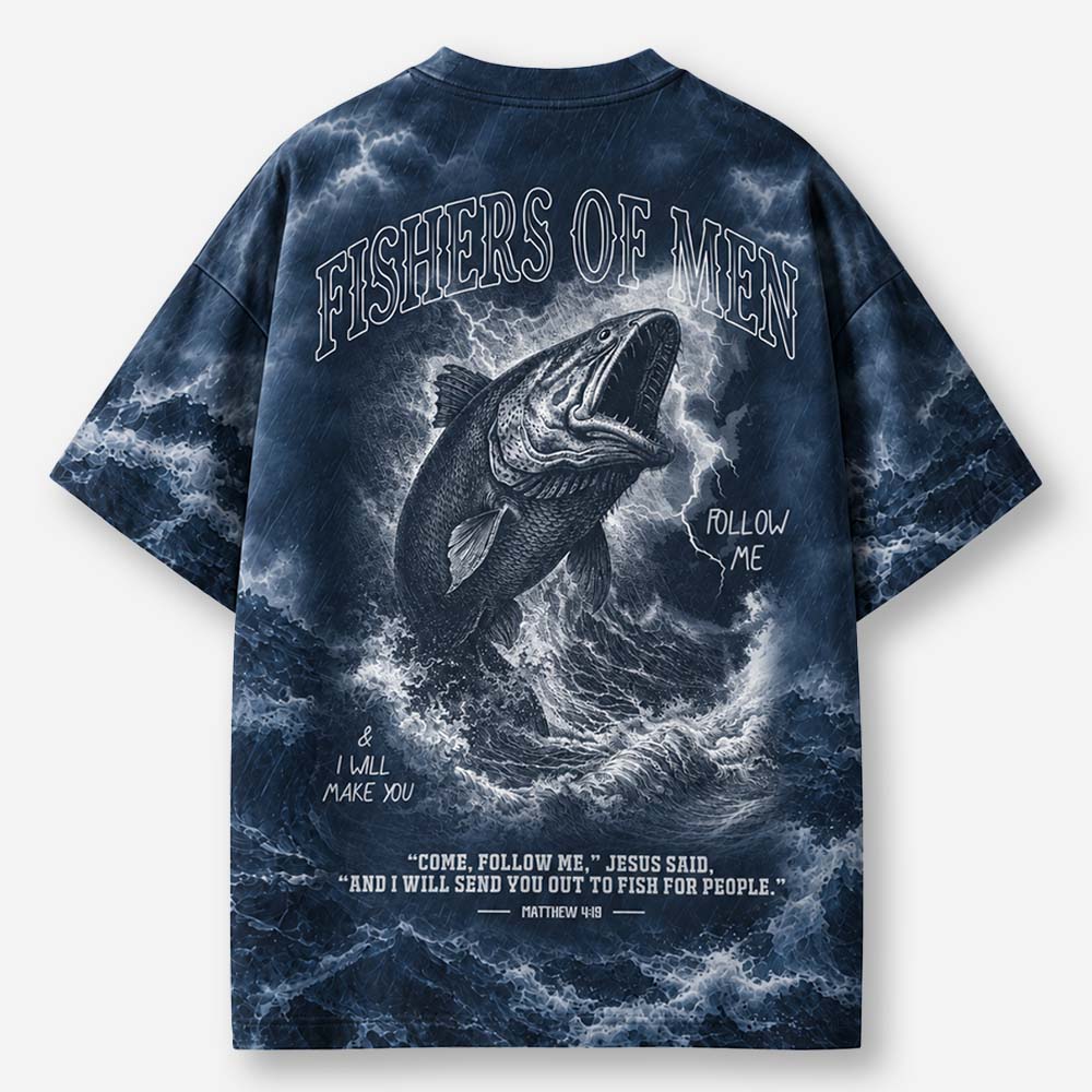 Storm Fish Eco Oversized Graphic Tees · GRS Certified