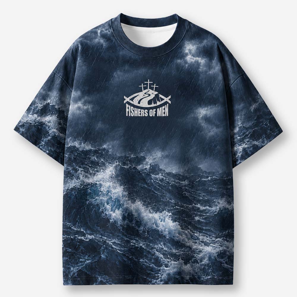Storm Fish Eco Oversized Graphic Tees · GRS Certified
