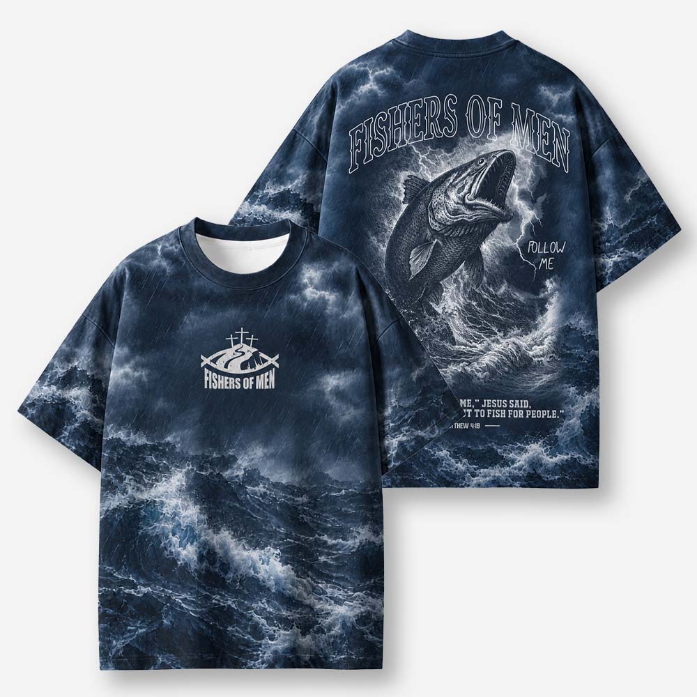 Storm Fish Eco Oversized Graphic Tees · GRS Certified