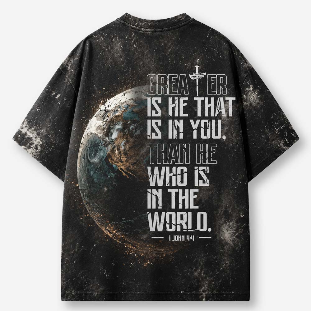 Greater Within Eco Oversized Graphic Tees · GRS Certified