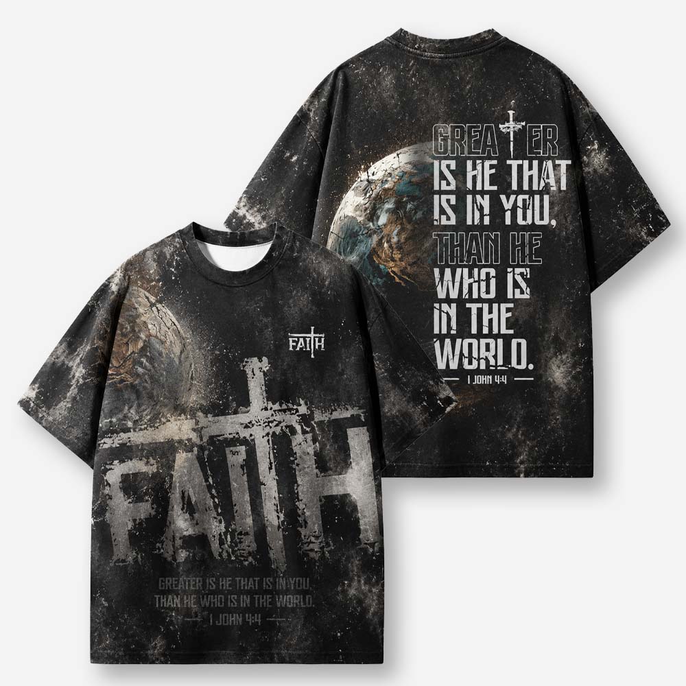 Greater Within Eco Oversized Graphic Tees · GRS Certified