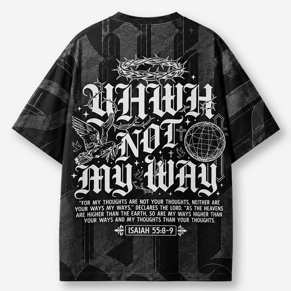 Higher Ways Eco Oversized Graphic Tees · GRS Certified