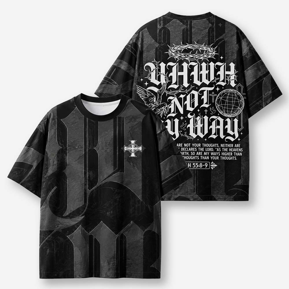 Higher Ways Eco Oversized Graphic Tees · GRS Certified