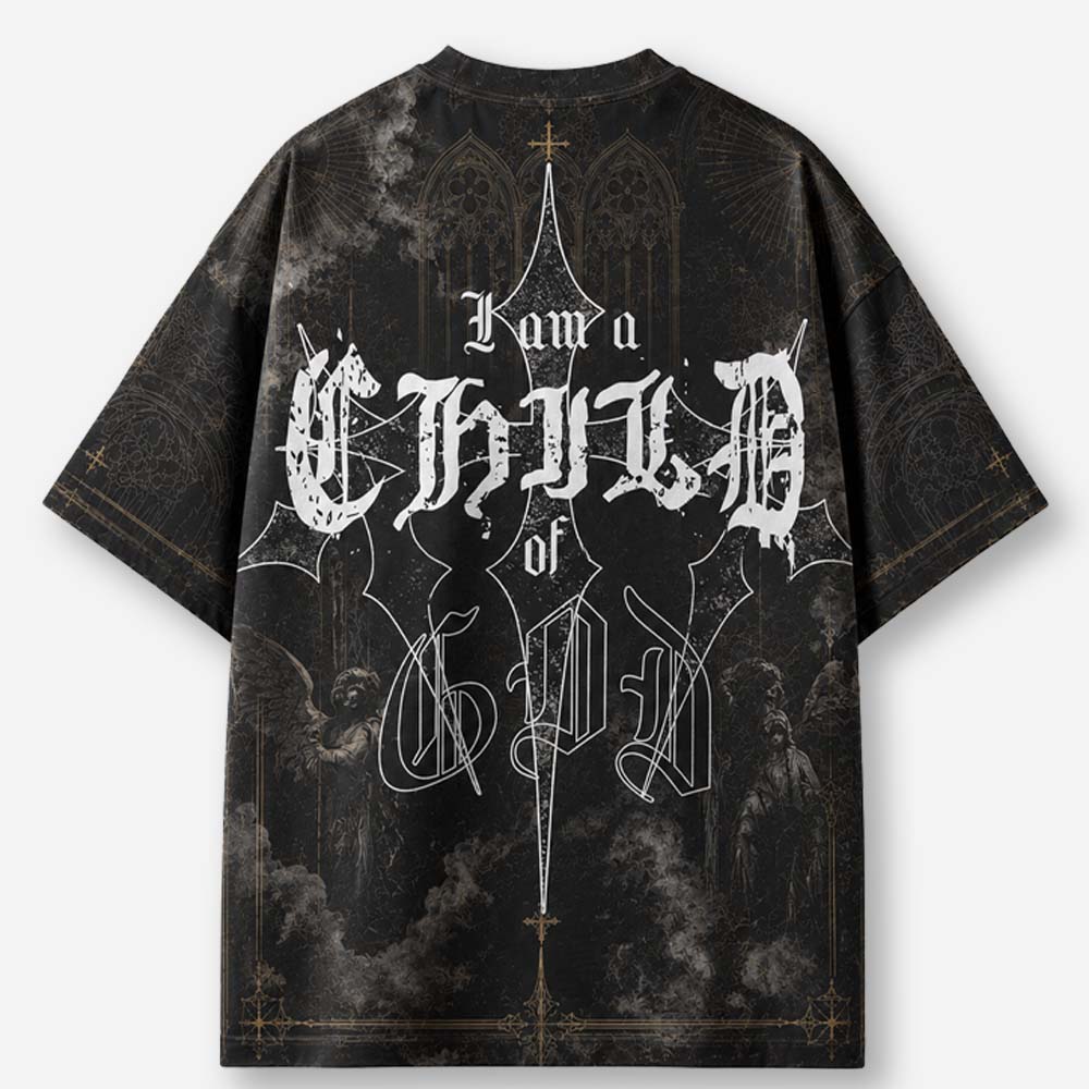 Child Emblem Eco Oversized Graphic Tees · GRS Certified