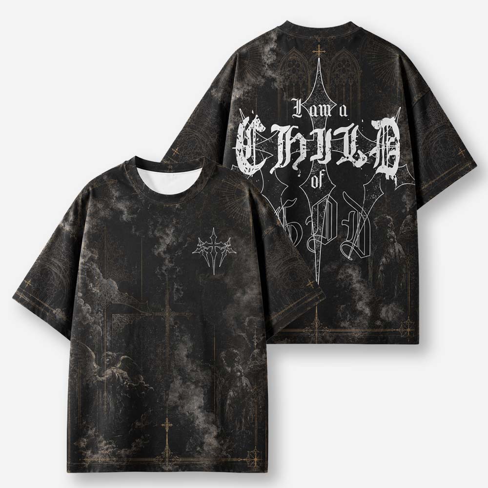 Child Emblem Eco Oversized Graphic Tees · GRS Certified