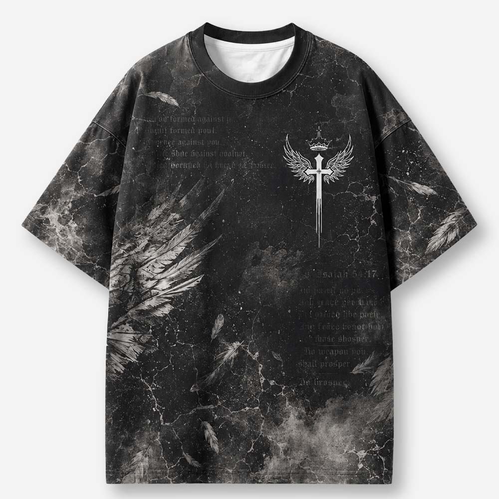Winged Sword Eco Oversized Graphic Tees · GRS Certified