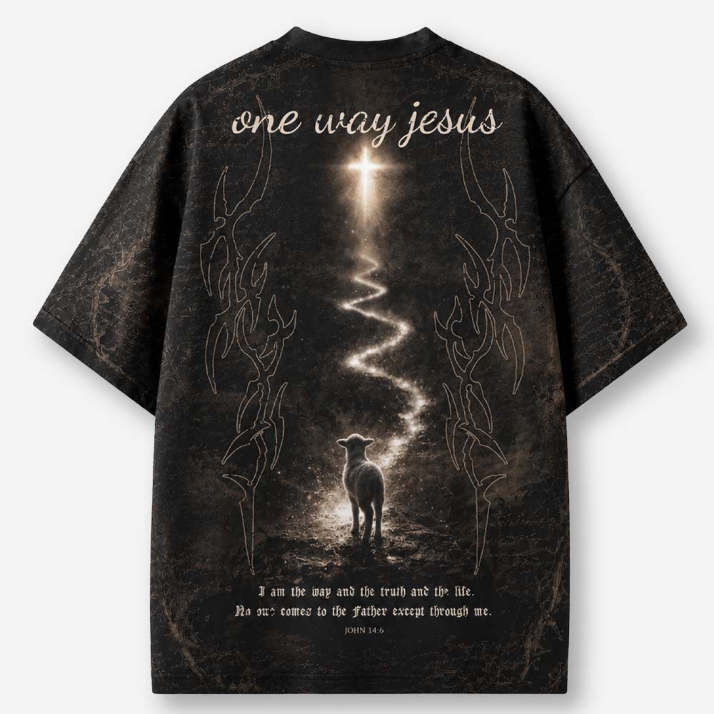 Light Path Eco Oversized Graphic Tees · GRS Certified