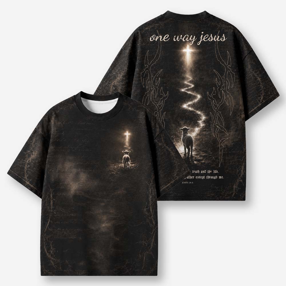 Light Path Eco Oversized Graphic Tees · GRS Certified