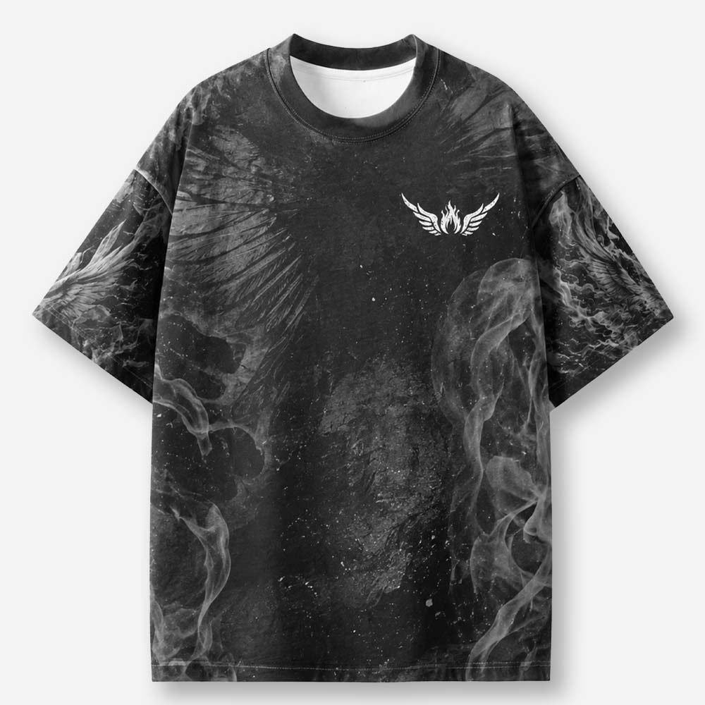 Dove Graphic Eco Oversized Graphic Tees · GRS Certified