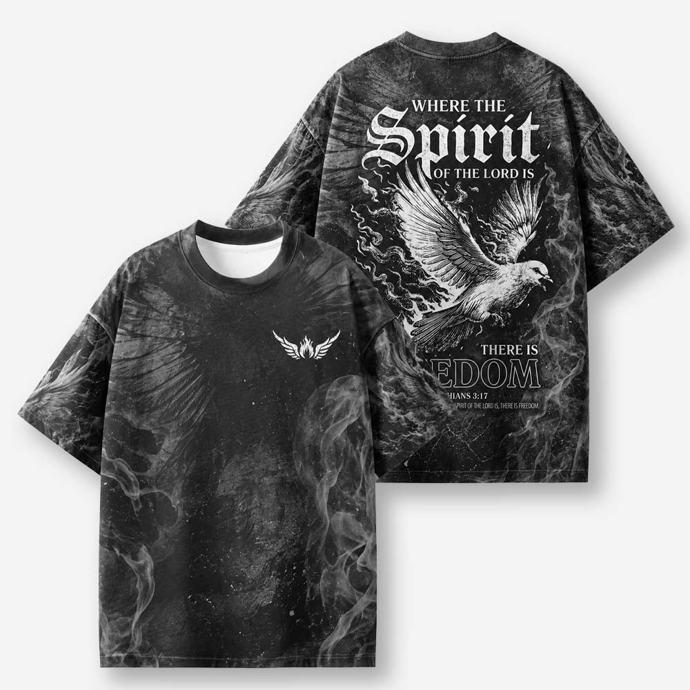 Dove Graphic Eco Oversized Graphic Tees · GRS Certified